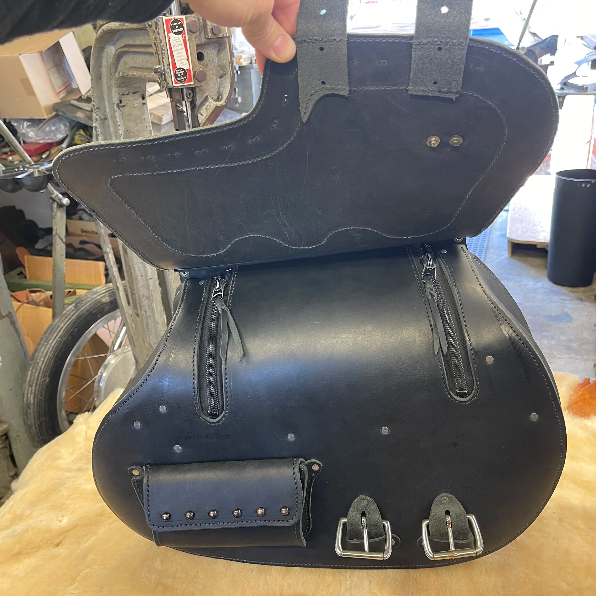 RESTORATION SERVICE: 1998 H-D Fat Boy OEM Saddlebag Rebuild