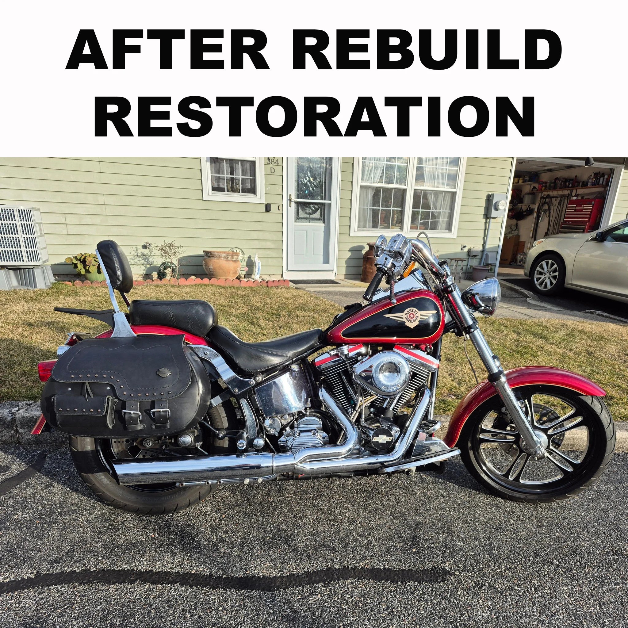 RESTORATION SERVICE: 1998 H-D Fat Boy OEM Saddlebag Rebuild
