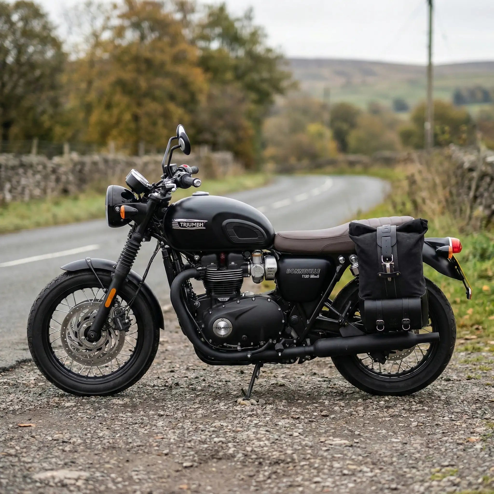 Universal Black Canvas & Leather Backpack - URB03 (Solo) | Black Edition