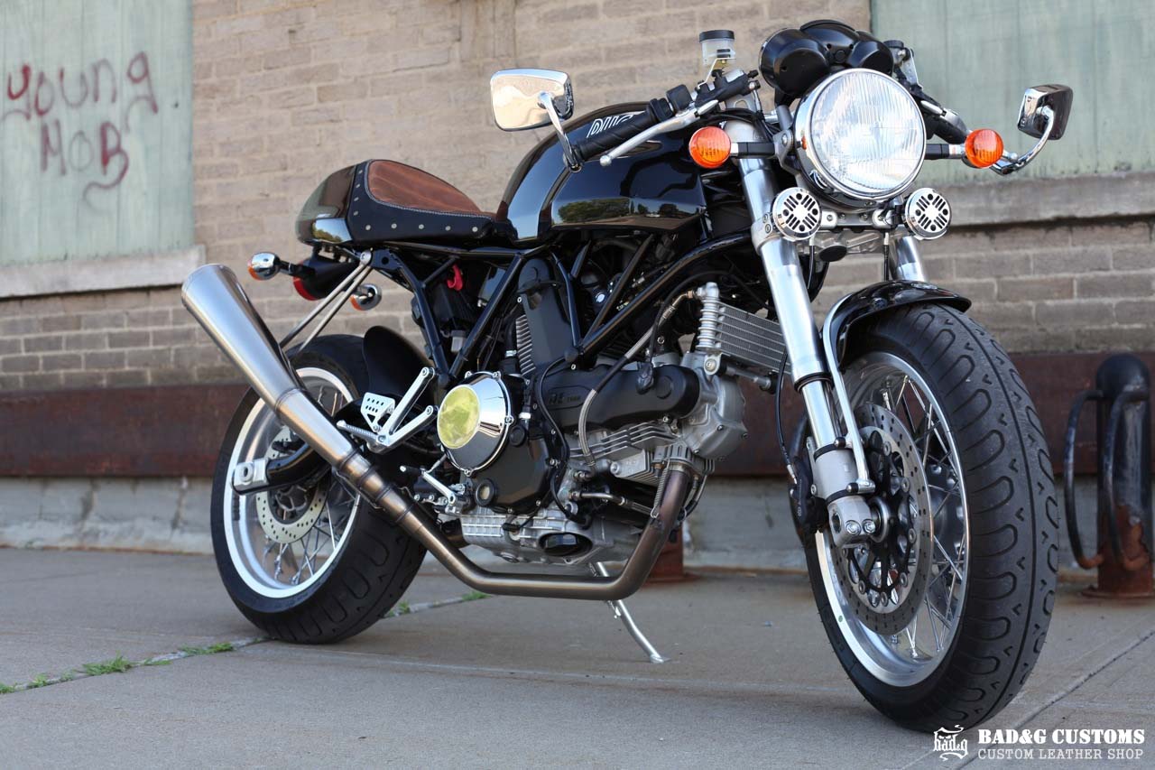 Custom Leather Café Racer Seat | Ducati Sport 1000 (SportClassic)