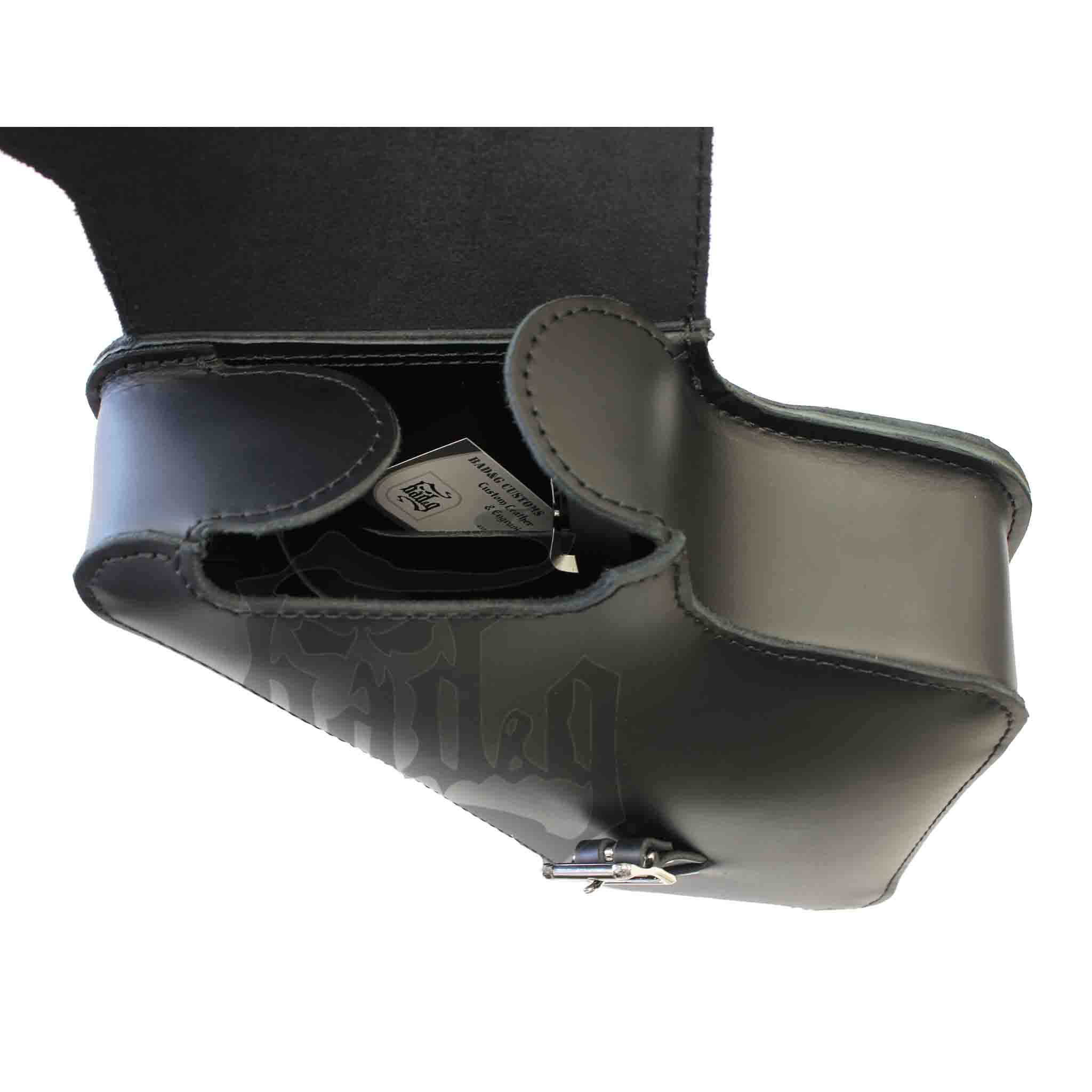 Upgrade your Harley-Davidson® Sportster with the SL04 Left Side Solo Bag. Hand crafted in USA with premium leather and top quality hardware. Durable and stylish, it's the perfect fit for your motorcycle.